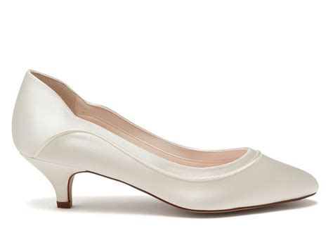 georgies bridal shoes|small heel wedding shoes.